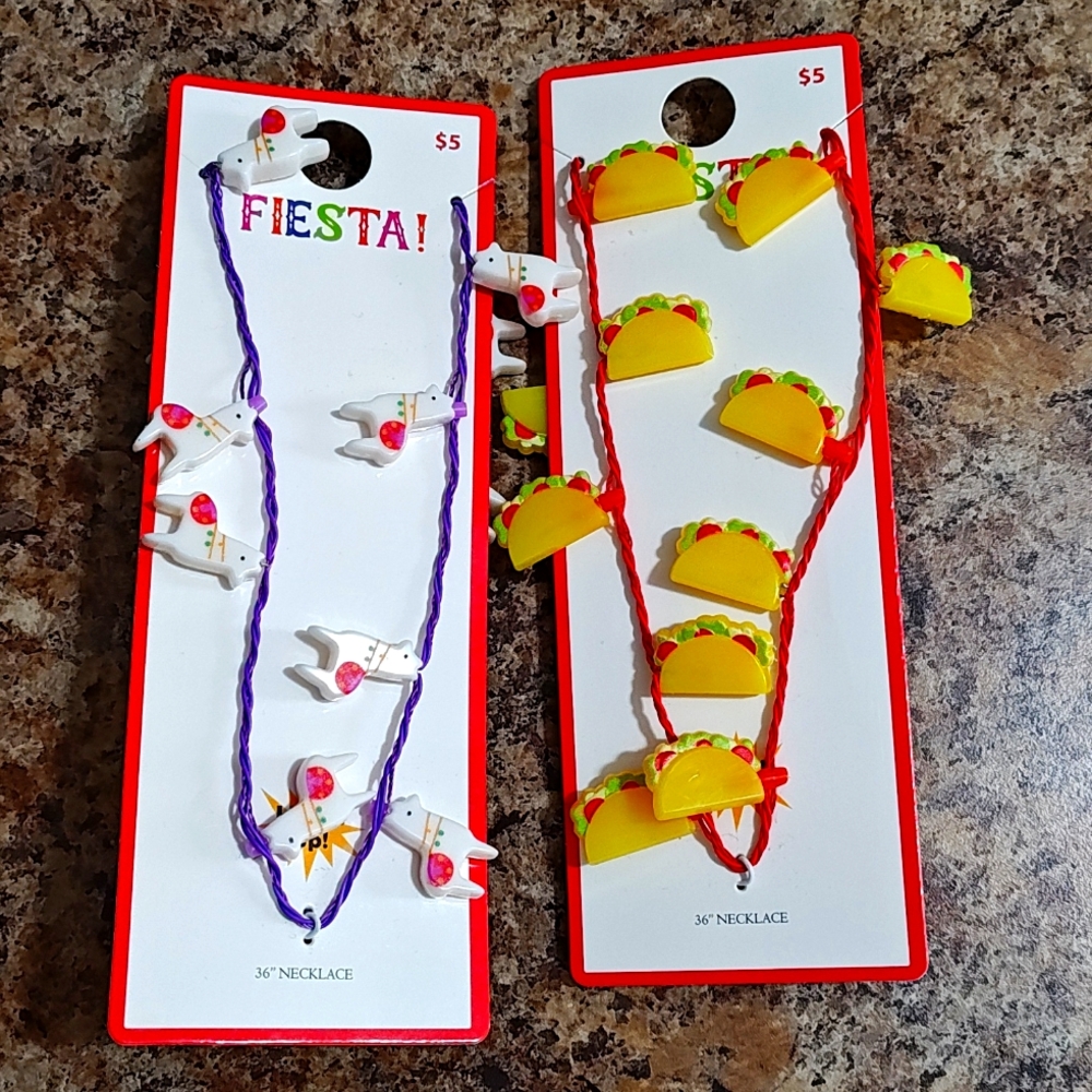 Light Up Fiesta Themed Necklaces